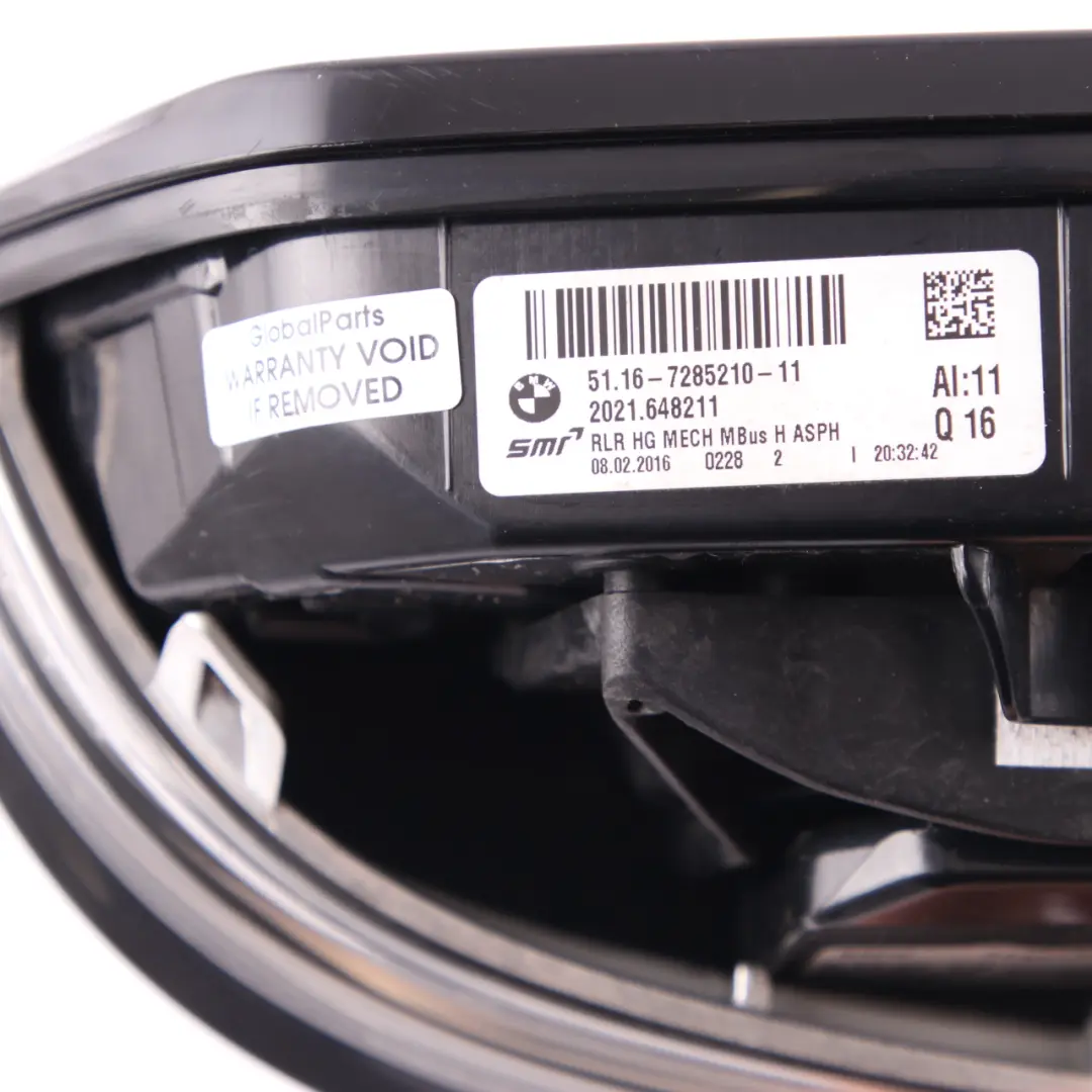 Wing Mirror BMW F32 F33 Grand Coupe M Sport High Gloss Heated Right O/S Memory to with Part number 7285220 Wing Mirror BMW F32 F33 Grand Coupe M Sport High Gloss Heated Right O/S Memory - SKU rhd-7285220 - Part number 7285220