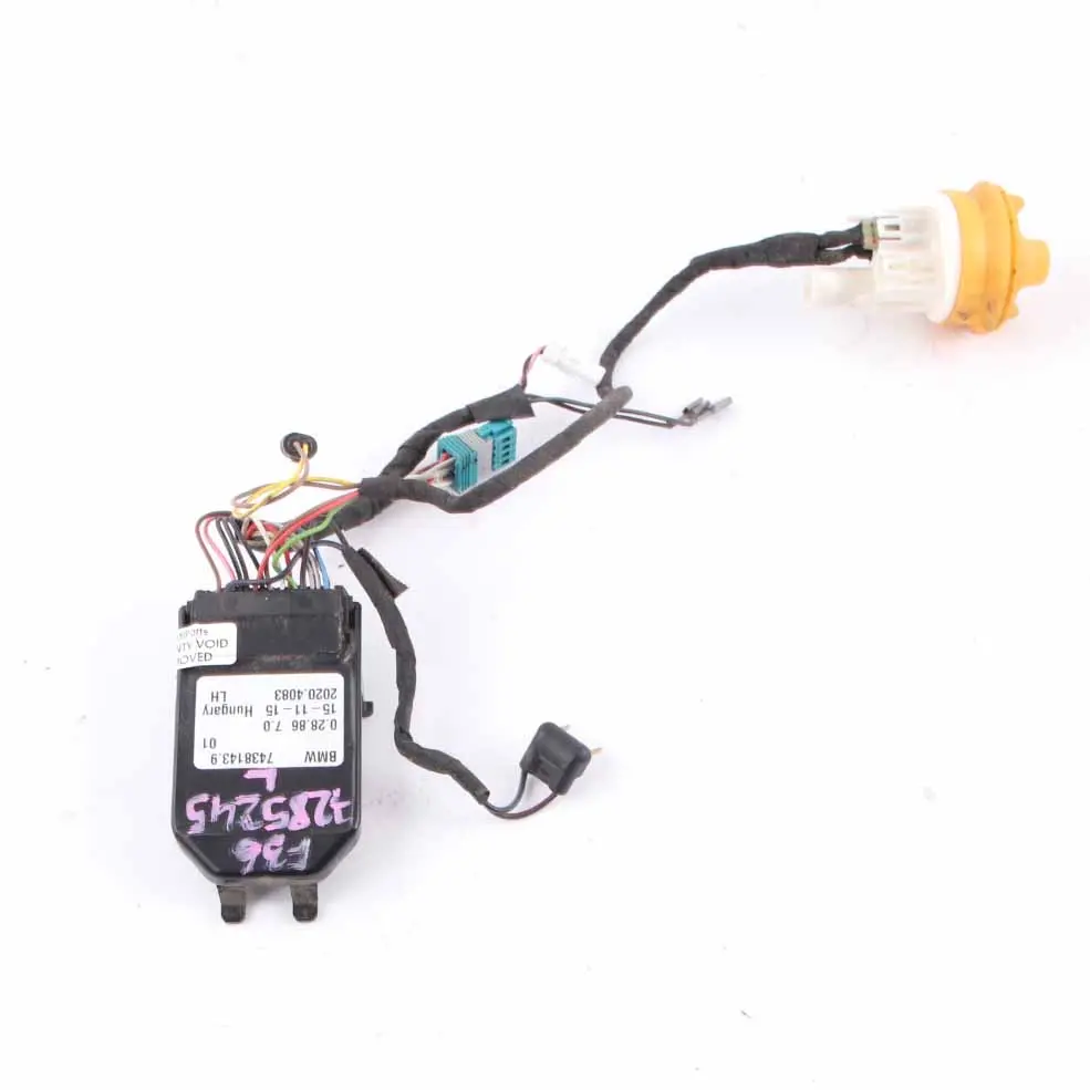 BMW F36 Control Unit Module Wing Mirror Memory 5 Pin Left N/S - SKU 7438143 - Part number 7438143