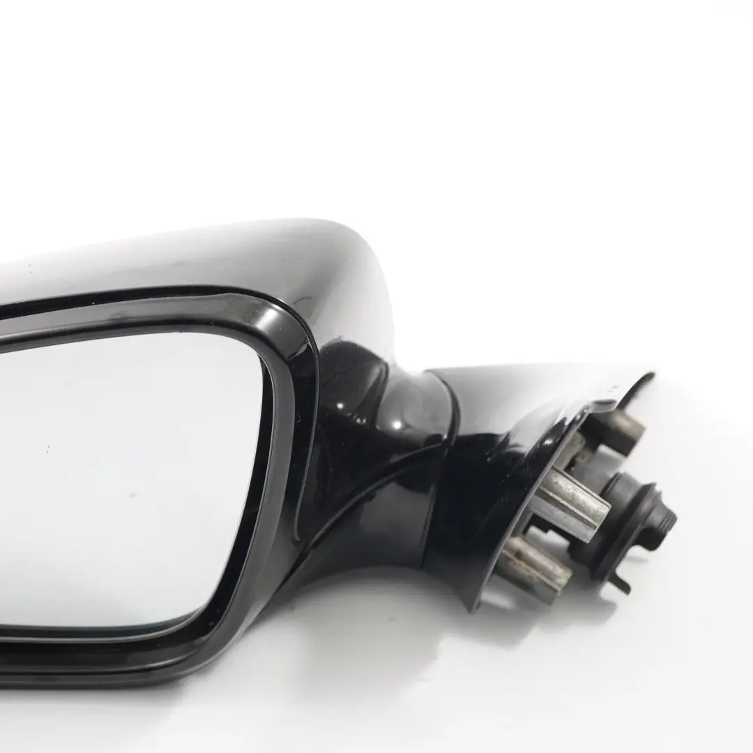  Wing Mirror BMW F12 F13 Heated Door Left N/S High Gloss Carbon Black - 416 - SKU rhd-7286409-CAR - Part number 7286409