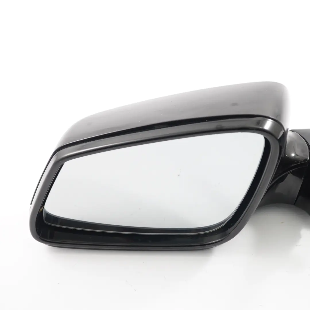  Wing Mirror BMW F12 F13 Heated Door Left N/S High Gloss Carbon Black - 416 - SKU rhd-7286409-CAR - Part number 7286409