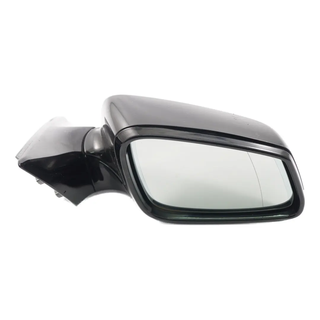  Wing Mirror BMW F12 F13 Heated Door Right O/S High Gloss Carbon Black - 416 - SKU rhd-7286410-CAR - Part number 7286410