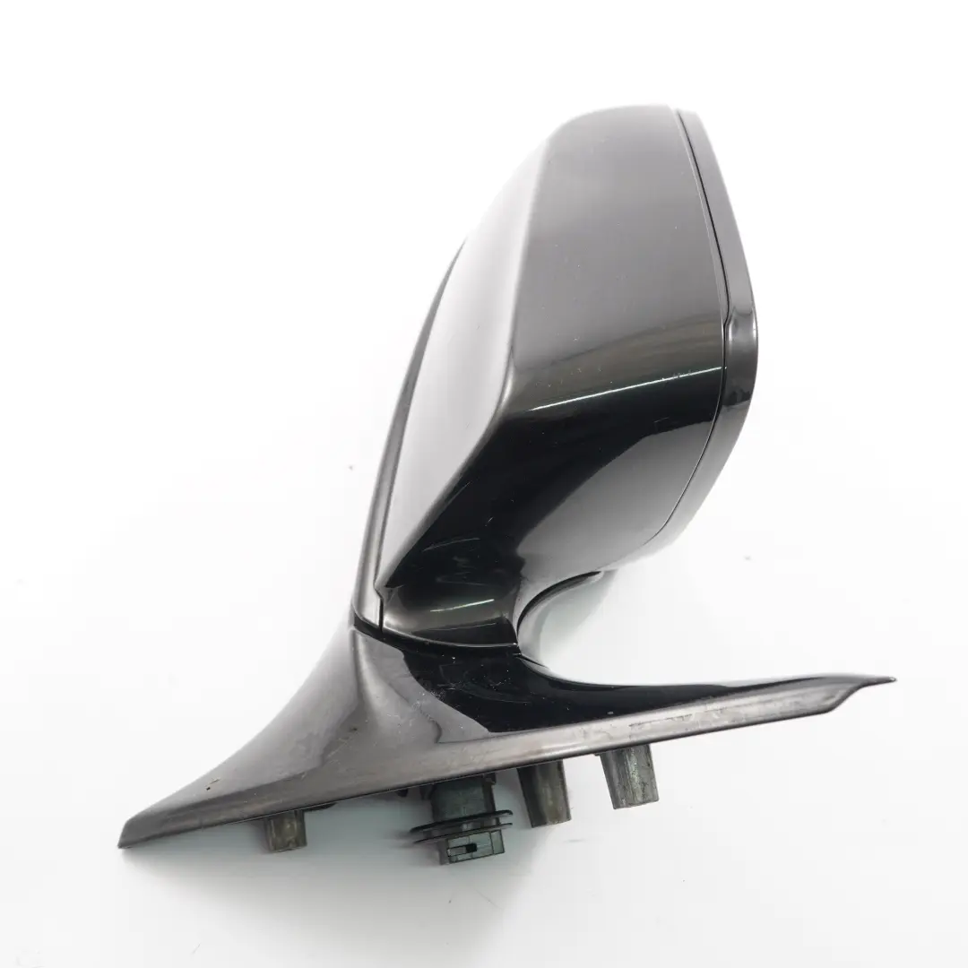  Wing Mirror BMW F12 F13 Heated Door Right O/S High Gloss Carbon Black - 416 - SKU rhd-7286410-CAR - Part number 7286410