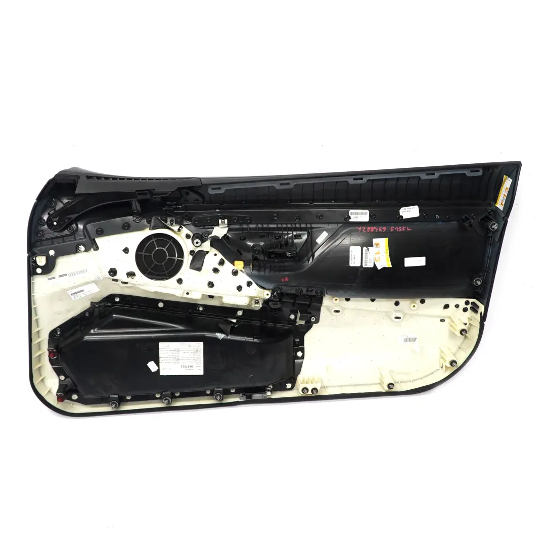 Door Card Front Left N/S Lining Trim Leather Dakota Black to BMW F12 F13 with Part number 7288465 BMW F12 F13 Door Card Front Left N/S Lining Trim Leather Dakota Black - SKU rhd-7288465 - Part number 7288465