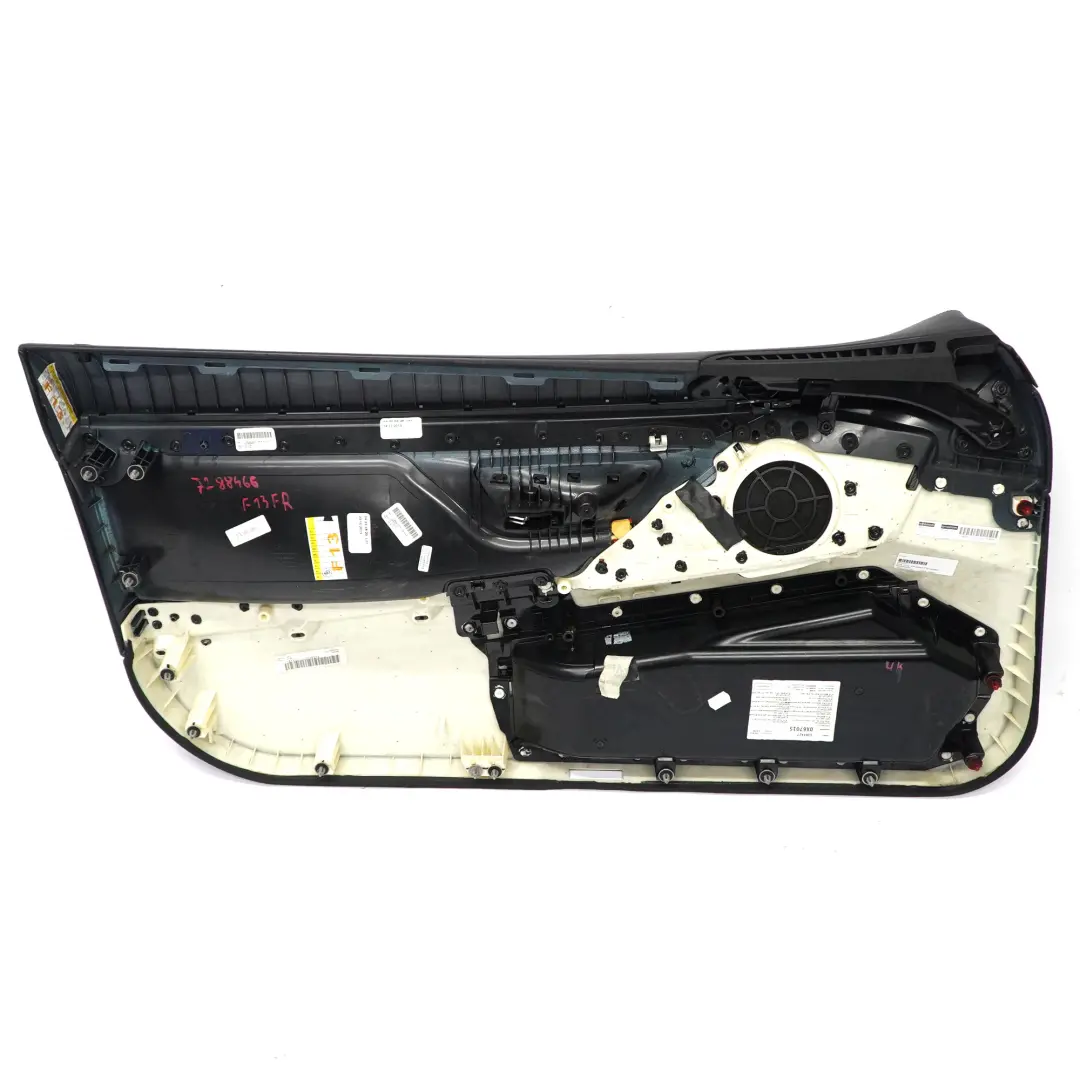 Door Card Front Right O/S Lining Trim Leather Dakota Black to BMW F12 F13 with Part number 7288466 BMW F12 F13 Door Card Front Right O/S Lining Trim Leather Dakota Black - SKU rhd-7288466 - Part number 7288466