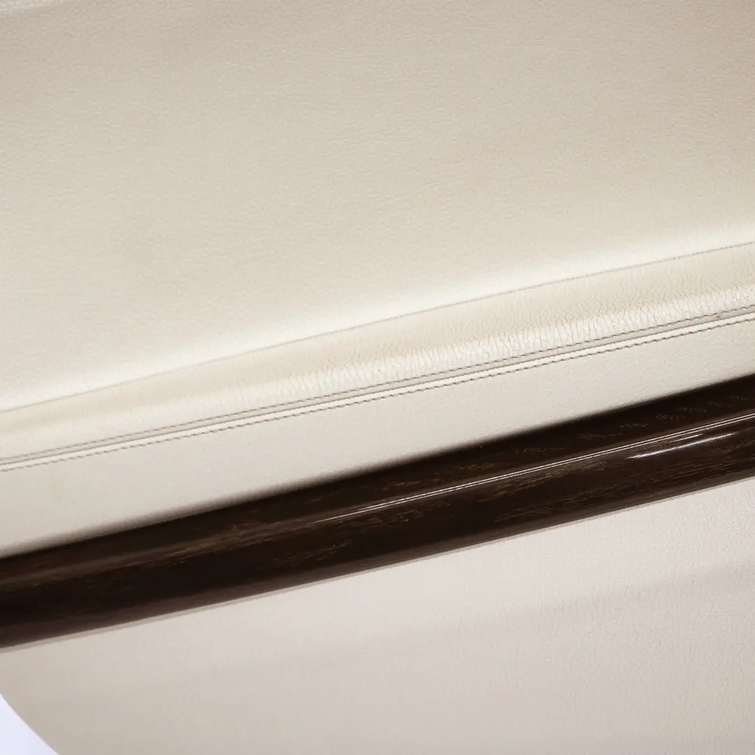 Door Card Front Left N/S Lining Panel Leather Dakota Ivory White to BMW F12 F13 with Part number 7288469 BMW F12 F13 Door Card Front Left N/S Lining Panel Leather Dakota Ivory White - SKU rhd-7288469 - Part number 7288469