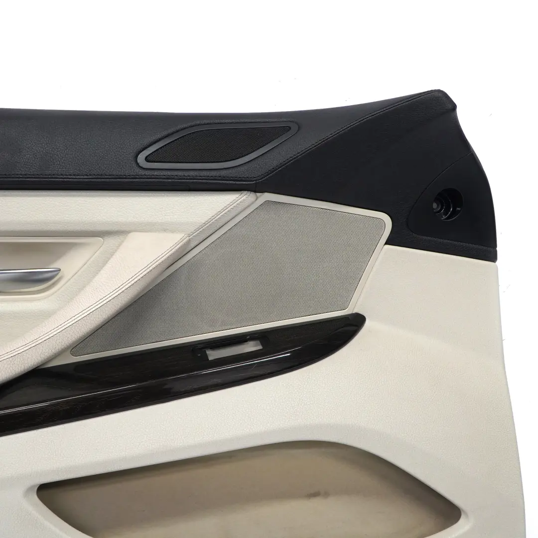 BMW F12 F13 Door Card Front Left N/S Lining Panel Leather Dakota Ivory White - SKU rhd-7288469 - Part number 7288469
