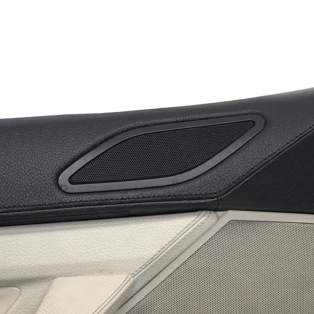 Door Card Front Left N/S Lining Panel Leather Dakota Ivory White to BMW F12 F13 with Part number 7288469 BMW F12 F13 Door Card Front Left N/S Lining Panel Leather Dakota Ivory White - SKU rhd-7288469 - Part number 7288469