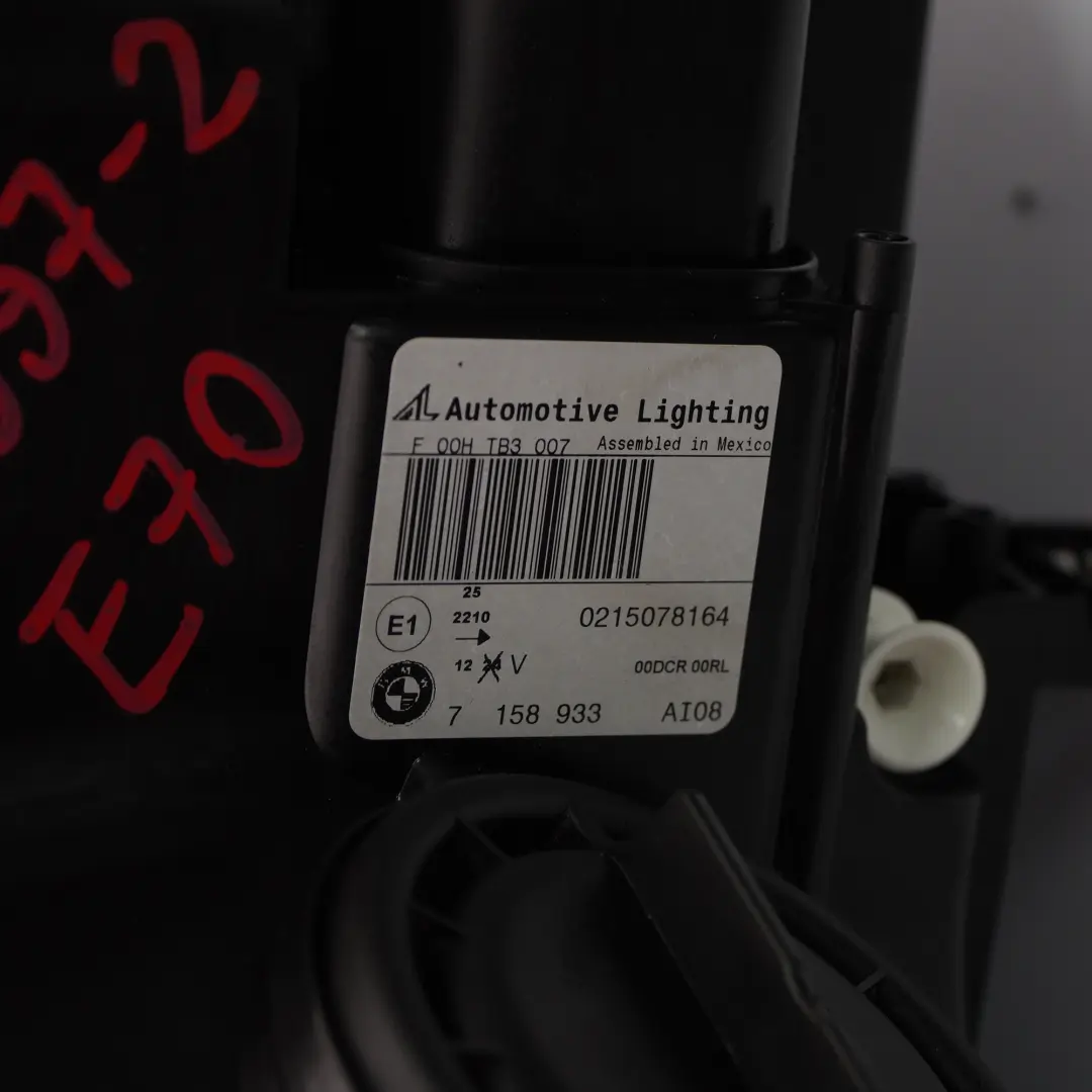 AHL-Xenon Headlight Headlamp Front Light Lamp Left N/S 7158933 to BMW X5 E70 with Part number 7288997 BMW X5 E70 AHL-Xenon Headlight Headlamp Front Light Lamp Left N/S 7158933 - SKU rhd-7288997-2 - Part number 7288997