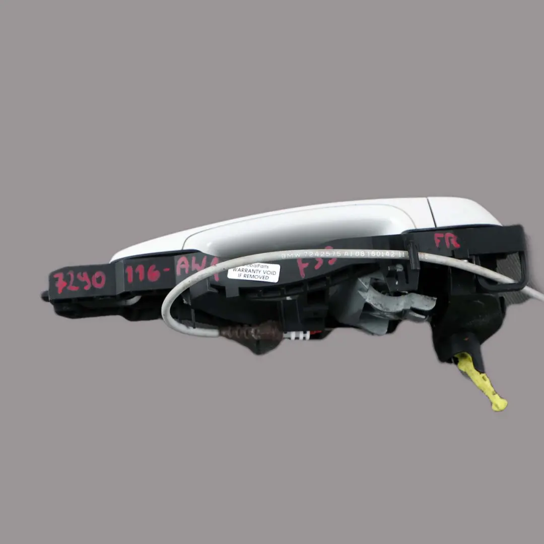 BMW 4 F32 F33 F82 M4 Grab Handle Front Right O/S Door Alpinweiss 3 - 300 White - SKU rhd-7290116-AW1 - Part number 0445184