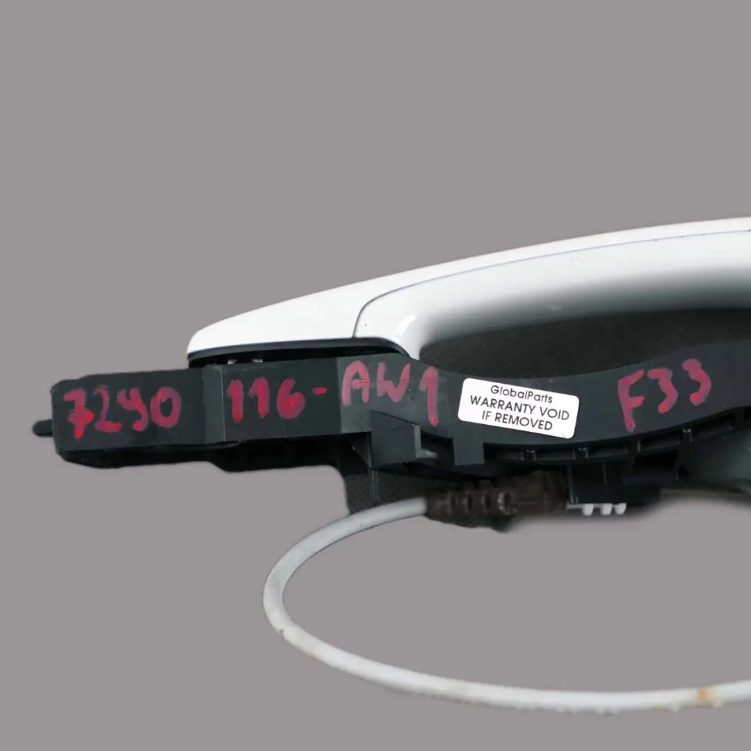 Grab Handle Front Right O/S Door Alpinweiss 3 - 300 White to BMW 4 F32 F33 F82 M4 with Part number 0445184 BMW 4 F32 F33 F82 M4 Grab Handle Front Right O/S Door Alpinweiss 3 - 300 White - SKU rhd-7290116-AW1 - Part number 0445184