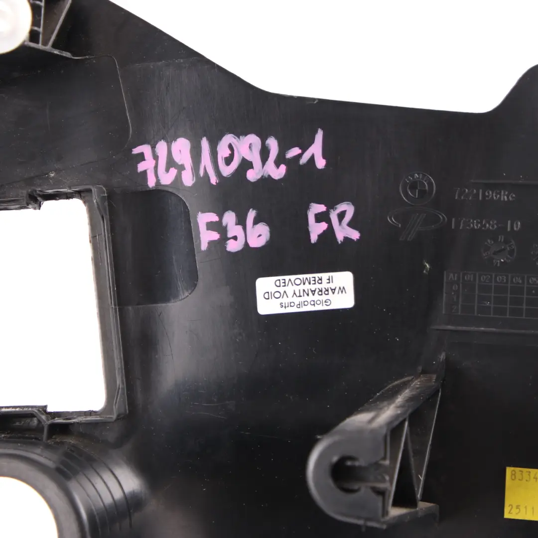 Trim Cover BMW F30 F31 F80 M3 F82 M4 1 Front Right Lateral Trim Panel O/S Black to with Part number 7291092 Trim Cover BMW F30 F31 F80 M3 F82 M4 1 Front Right Lateral Trim Panel O/S Black - SKU rhd-7291092-1 - Part number 7291092