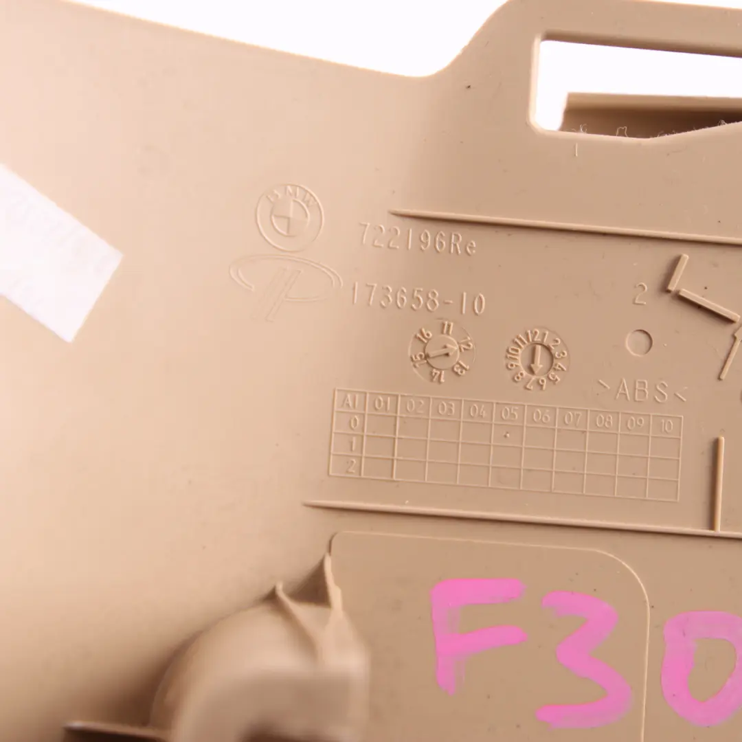 Trim Cover BMW F30 F31 F80 M3 Front Right Lateral Trim Panel O/S Veneto Beige to with Part number 7291094 Trim Cover BMW F30 F31 F80 M3 Front Right Lateral Trim Panel O/S Veneto Beige - SKU rhd-7291094 - Part number 7291094