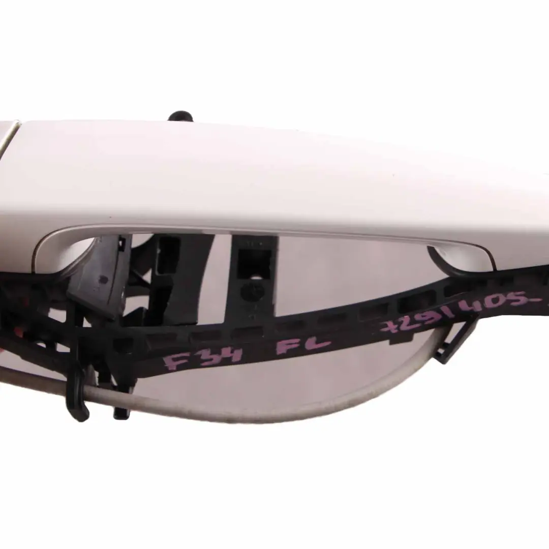 Door Handle BMW F34 GT Front Left N/S Outside Grab Alpine White - 300 to with Part number 7291405 Door Handle BMW F34 GT Front Left N/S Outside Grab Alpine White - 300 - SKU rhd-7291405-AW - Part number 7291405