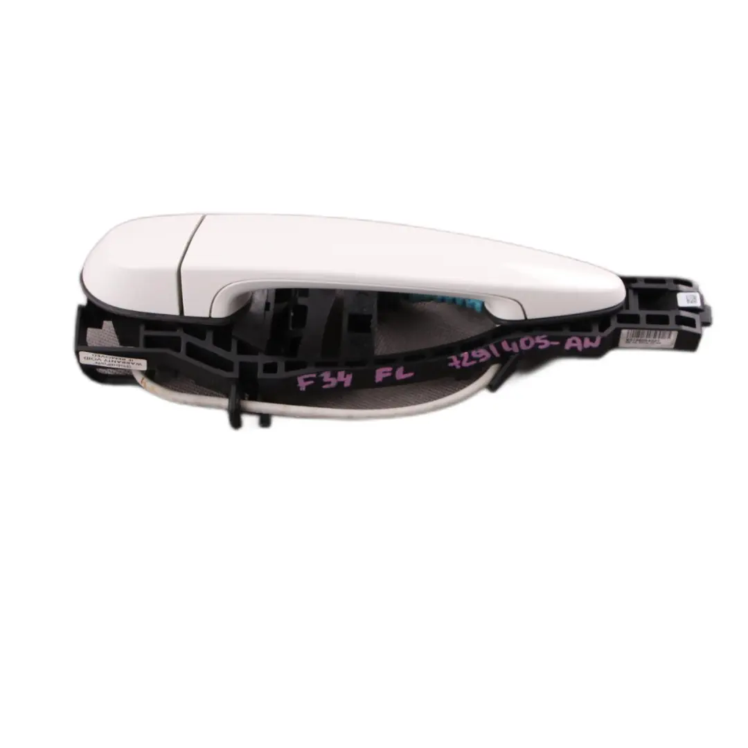  Door Handle BMW F34 GT Front Left N/S Outside Grab Alpine White - 300 - SKU rhd-7291405-AW - Part number 7291405