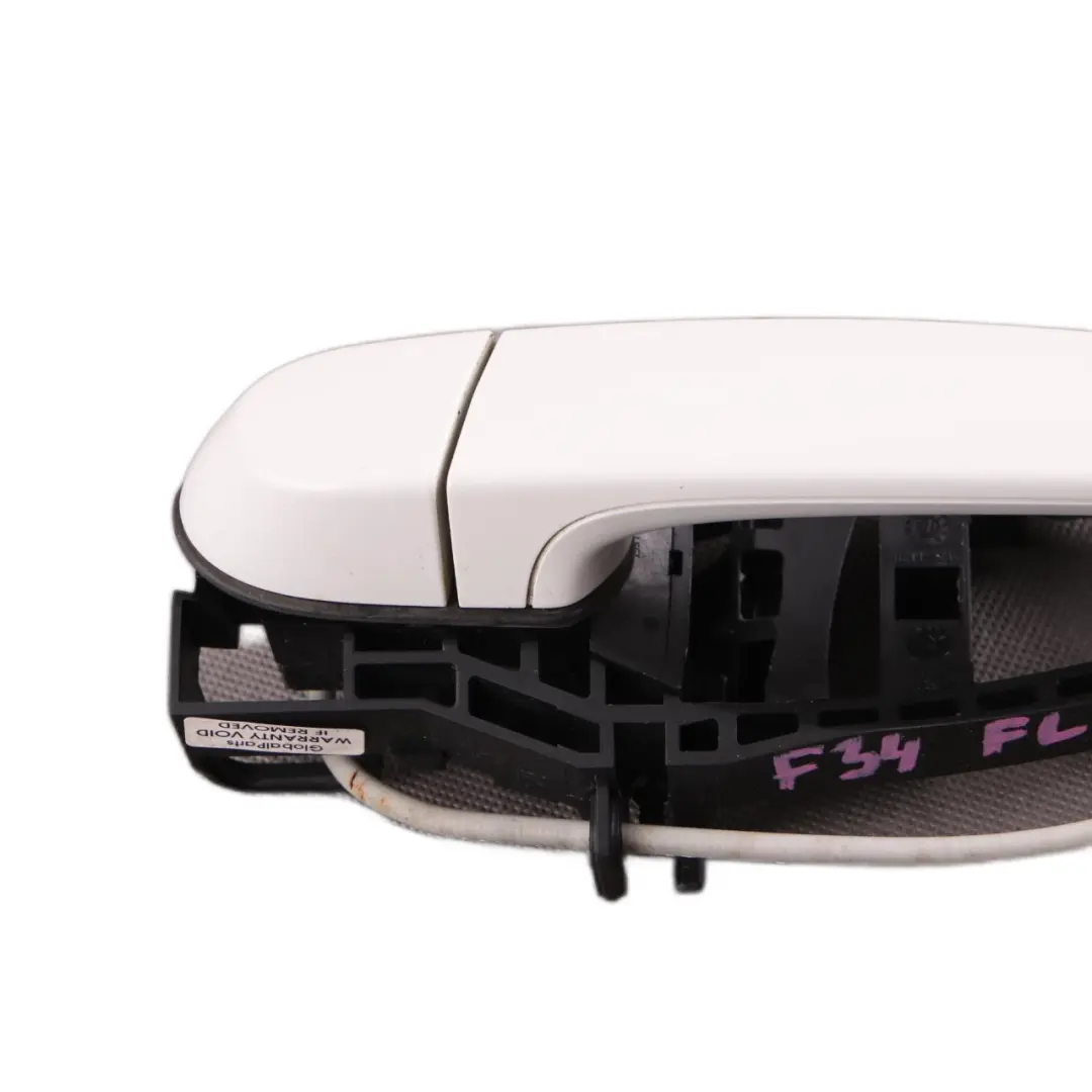 Door Handle BMW F34 GT Front Left N/S Outside Grab Alpine White - 300 to with Part number 7291405 Door Handle BMW F34 GT Front Left N/S Outside Grab Alpine White - 300 - SKU rhd-7291405-AW - Part number 7291405