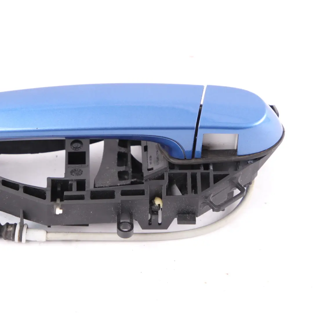 Grab Handle BMW F36 1 Front Left Door N/S Outside Estorilblau Blue Metallic B45 to with Part number 7291405 Grab Handle BMW F36 1 Front Left Door N/S Outside Estorilblau Blue Metallic B45 - SKU rhd-7291405-EB1 - Part number 7291405