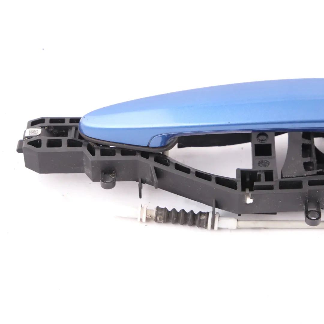  Grab Handle BMW F36 1 Front Left Door N/S Outside Estorilblau Blue Metallic B45 - SKU rhd-7291405-EB1 - Part number 7291405