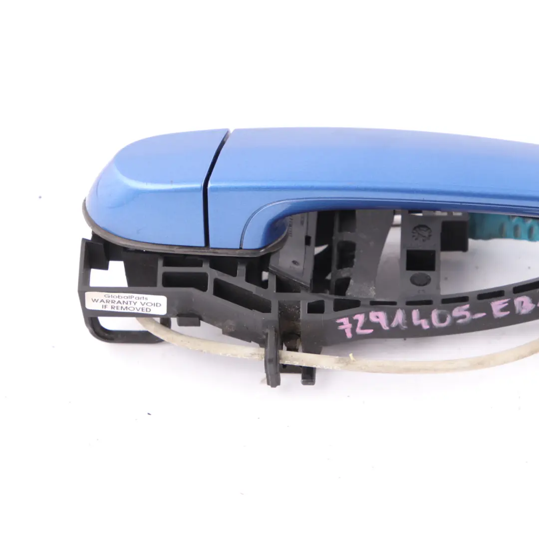 Grab Handle BMW F36 1 Front Left Door N/S Outside Estorilblau Blue Metallic B45 to with Part number 7291405 Grab Handle BMW F36 1 Front Left Door N/S Outside Estorilblau Blue Metallic B45 - SKU rhd-7291405-EB1 - Part number 7291405
