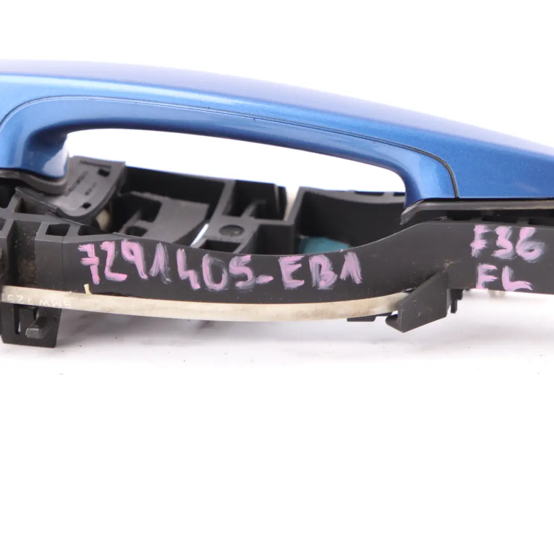  Grab Handle BMW F36 1 Front Left Door N/S Outside Estorilblau Blue Metallic B45 - SKU rhd-7291405-EB1 - Part number 7291405
