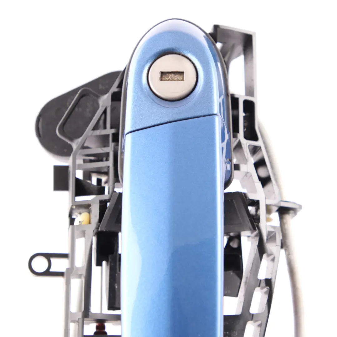 Grab Handle BMW F36 Front Right Door Outside O/S Estorilblau Blue Metallic B45 to with Part number 7291405 Grab Handle BMW F36 Front Right Door Outside O/S Estorilblau Blue Metallic B45 - SKU rhd-7291405-EB - Part number 7291405