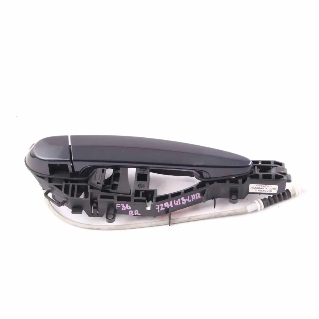  Haltegriff BMW F36 Tür Hinten Rechts O/S Carbonschwarz Metallic Carbon Black 416 - SKU 7291413-CAR - Teilenummer 7291413