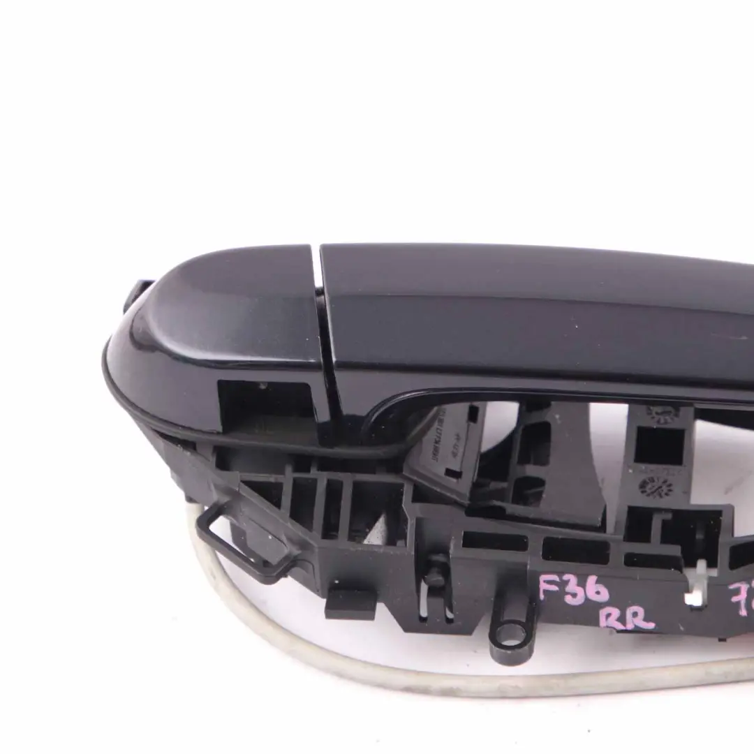  Haltegriff BMW F36 Tür Hinten Rechts O/S Carbonschwarz Metallic Carbon Black 416 - SKU 7291413-CAR - Teilenummer 7291413
