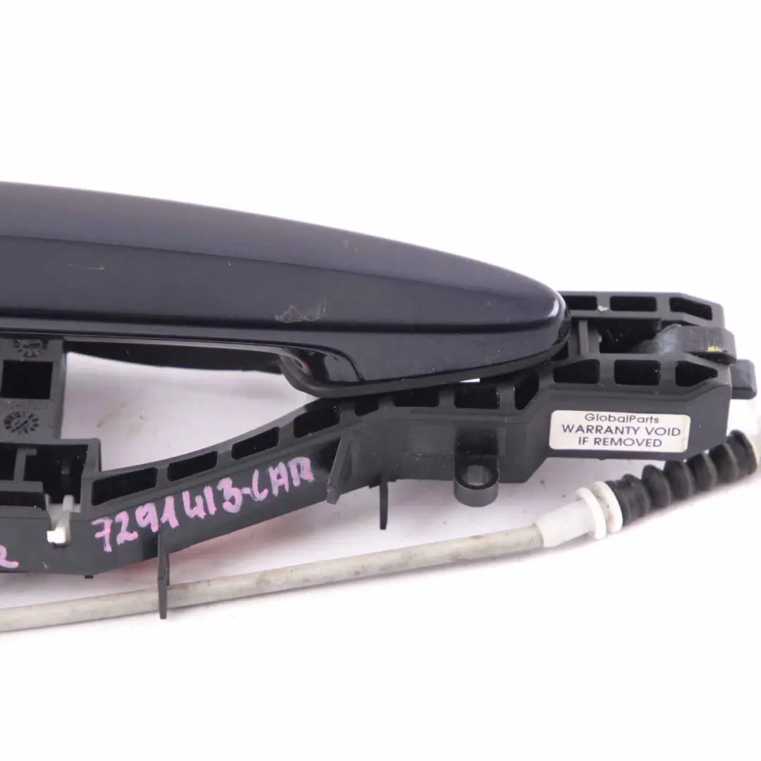  Grab Handle BMW F36 Rear Right Door O/S Carbonschwarz Metallic Carbon Black 416 - SKU 7291413-CAR - Part number 7291413