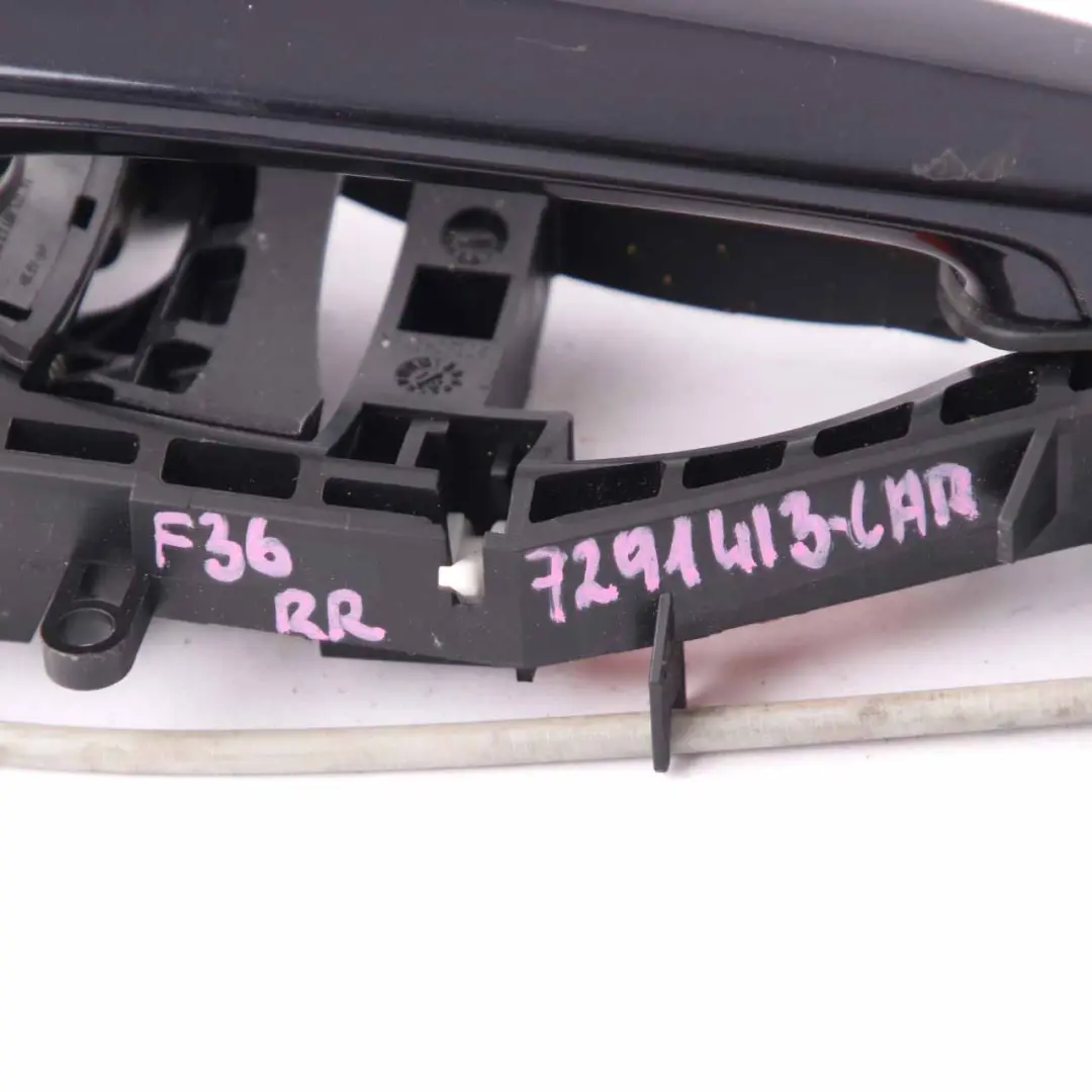 Grab Handle BMW F36 Rear Right Door O/S Carbonschwarz Metallic Carbon Black 416 to with Part number 7291413 Grab Handle BMW F36 Rear Right Door O/S Carbonschwarz Metallic Carbon Black 416 - SKU 7291413-CAR - Part number 7291413