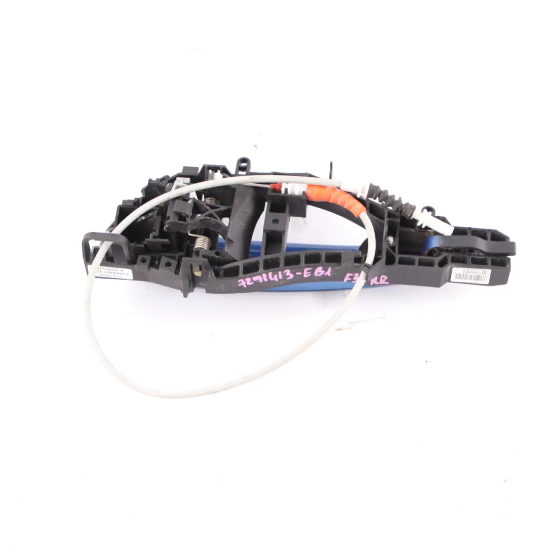 Poignée Main Arrière Porte Droite Estorilblau Estoril Blue Metallic B45 pour BMW F36 à propos du numéro de pièce 7291413 BMW F36 Poignée Main Arrière Porte Droite Estorilblau Estoril Blue Metallic B45 - SKU 7291413-EB1 - Numéro de pièce 7291413