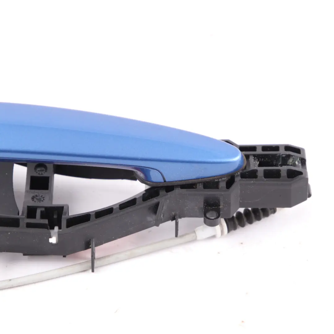 Grab Handle Rear Right Door O/S Estorilblau Estoril Blue Metallic B45 to BMW F36 with Part number 7291413 BMW F36 Grab Handle Rear Right Door O/S Estorilblau Estoril Blue Metallic B45 - SKU 7291413-EB1 - Part number 7291413
