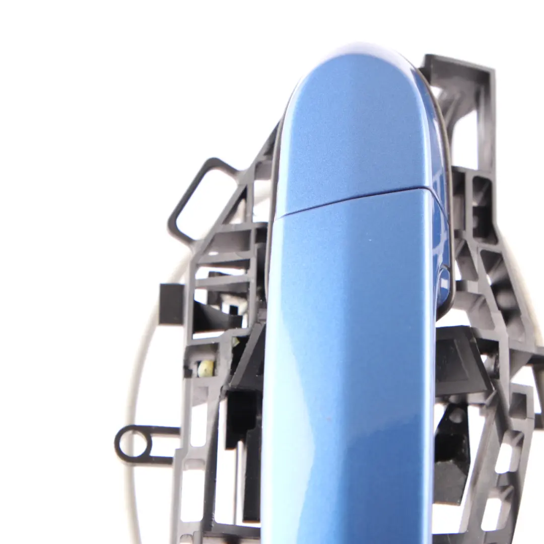 Grab Handle Rear Right Door O/S Estorilblau Estoril Blue Metallic B45 to BMW F36 with Part number 7291413 BMW F36 Grab Handle Rear Right Door O/S Estorilblau Estoril Blue Metallic B45 - SKU 7291413-EB1 - Part number 7291413