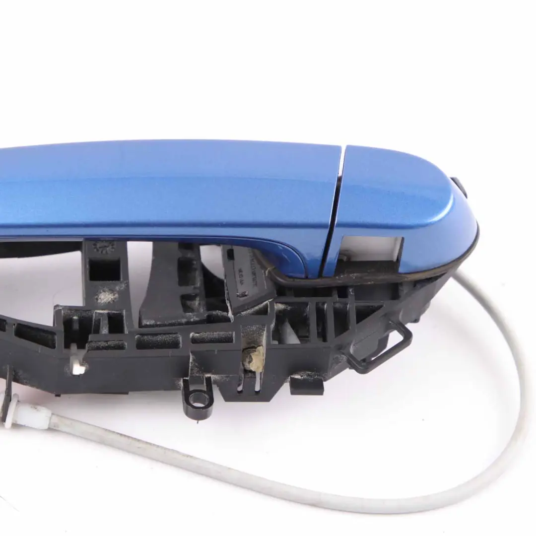 Grab Handle BMW F36 Rear Left Door N/S Estorilblau Estoril Blue Metallic B45 to with Part number 7291413 Grab Handle BMW F36 Rear Left Door N/S Estorilblau Estoril Blue Metallic B45 - SKU rhd-7291413-EB - Part number 7291413