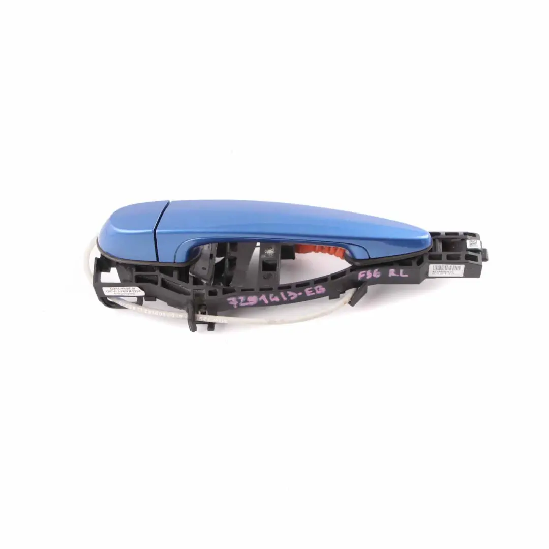 Grab Handle BMW F36 Rear Left Door N/S Estorilblau Estoril Blue Metallic B45 to with Part number 7291413 Grab Handle BMW F36 Rear Left Door N/S Estorilblau Estoril Blue Metallic B45 - SKU rhd-7291413-EB - Part number 7291413