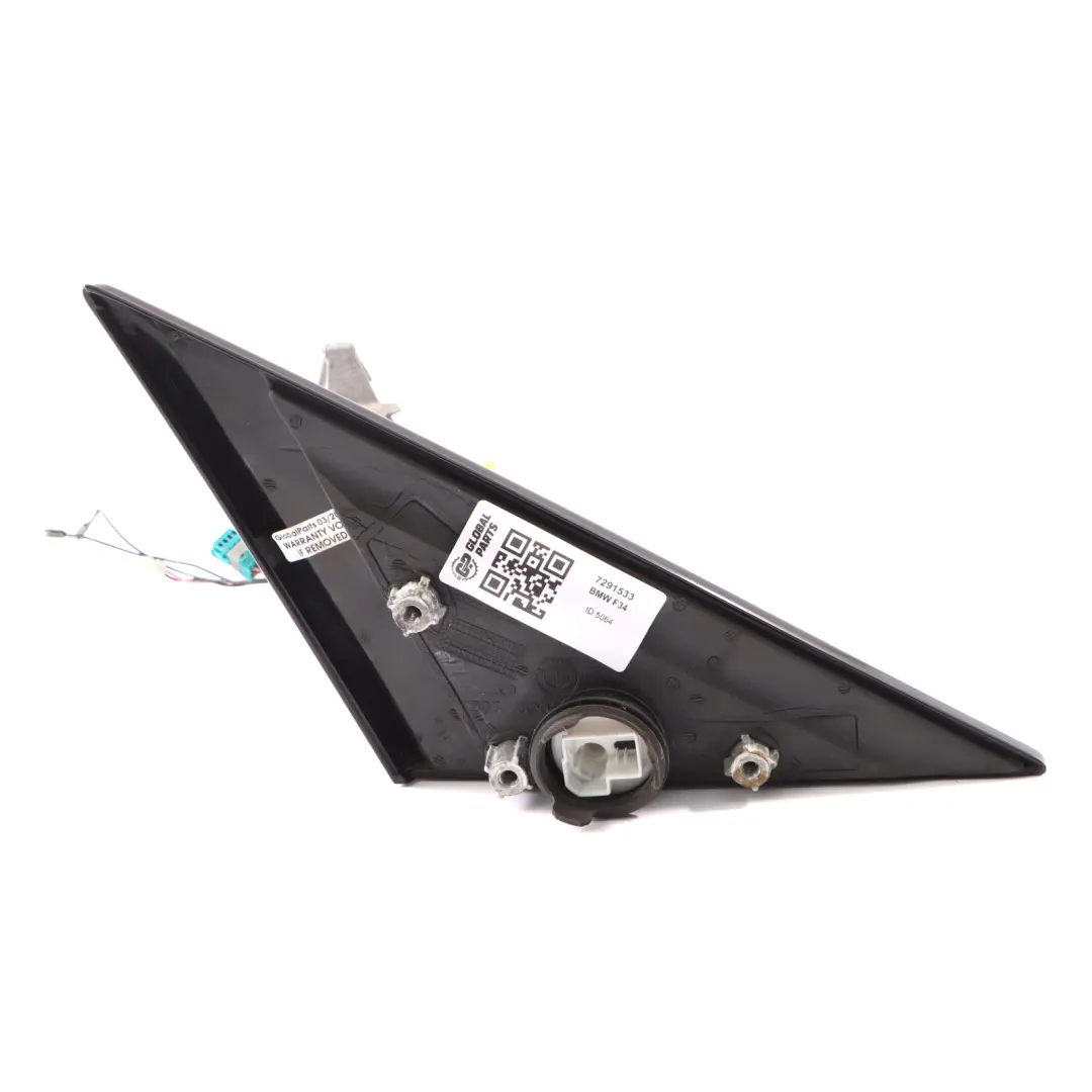 Wing Mirror High Gloss Heated Door Left N/S Outside to BMW F34 with Part number 7291533 BMW F34 Wing Mirror High Gloss Heated Door Left N/S Outside - SKU rhd-7291533 - Part number 7291533