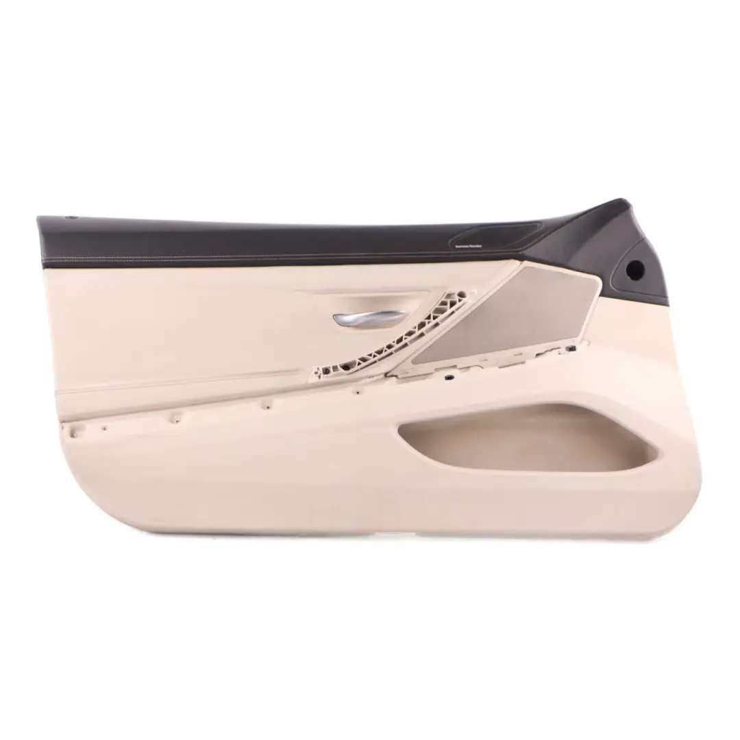 Door Card Front Left N/S Lining Panel Leather Dakota Ivory White to BMW F12 F13 with Part number 7291769 BMW F12 F13 Door Card Front Left N/S Lining Panel Leather Dakota Ivory White - SKU rhd-7291769 - Part number 7291769