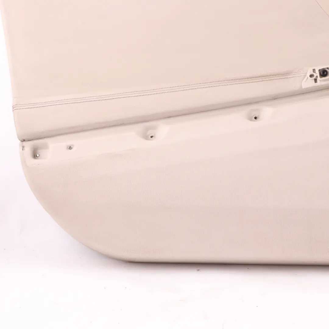Door Card Front Left N/S Lining Panel Leather Dakota Ivory White to BMW F12 F13 with Part number 7291769 BMW F12 F13 Door Card Front Left N/S Lining Panel Leather Dakota Ivory White - SKU rhd-7291769 - Part number 7291769