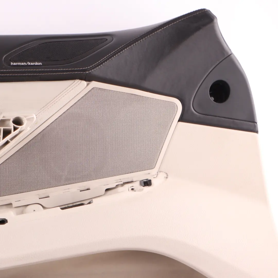 BMW F12 F13 Door Card Front Left N/S Lining Panel Leather Dakota Ivory White - SKU rhd-7291769 - Part number 7291769