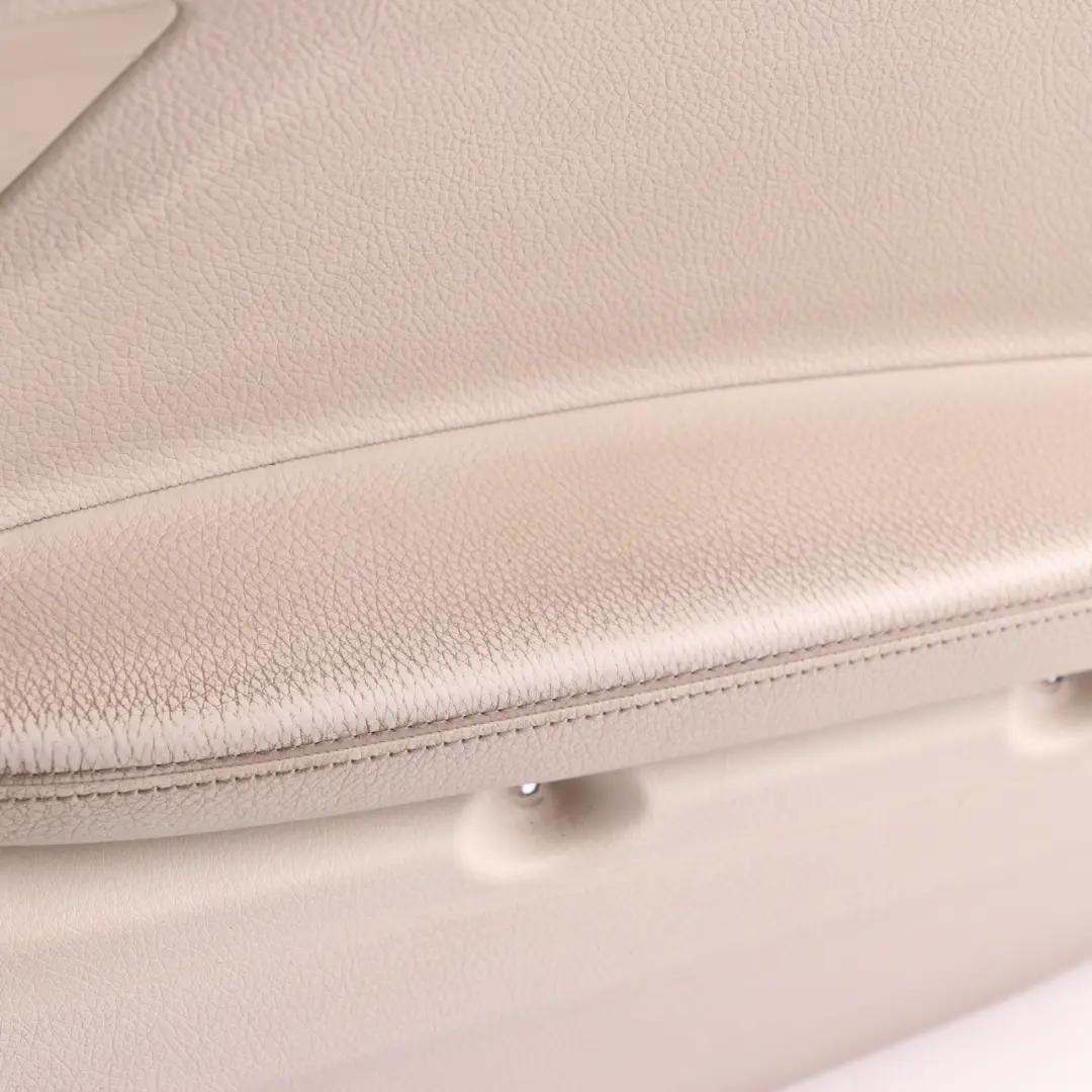 Door Card Front Right O/S Lining Panel Leather Dakota Ivory White to BMW F12 F13 with Part number 7291770 BMW F12 F13 Door Card Front Right O/S Lining Panel Leather Dakota Ivory White - SKU rhd-7291770 - Part number 7291770