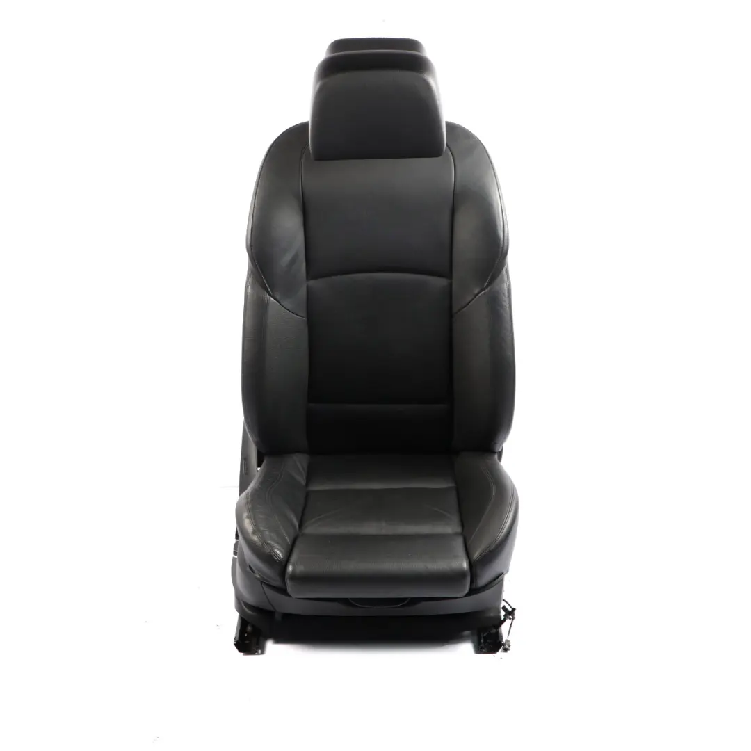 BMW F01 Front Seat Heated Memory Right O/S Interior Leather Dakota Black Lumbar - SKU rhd-7292724-3 - Part number 7292724