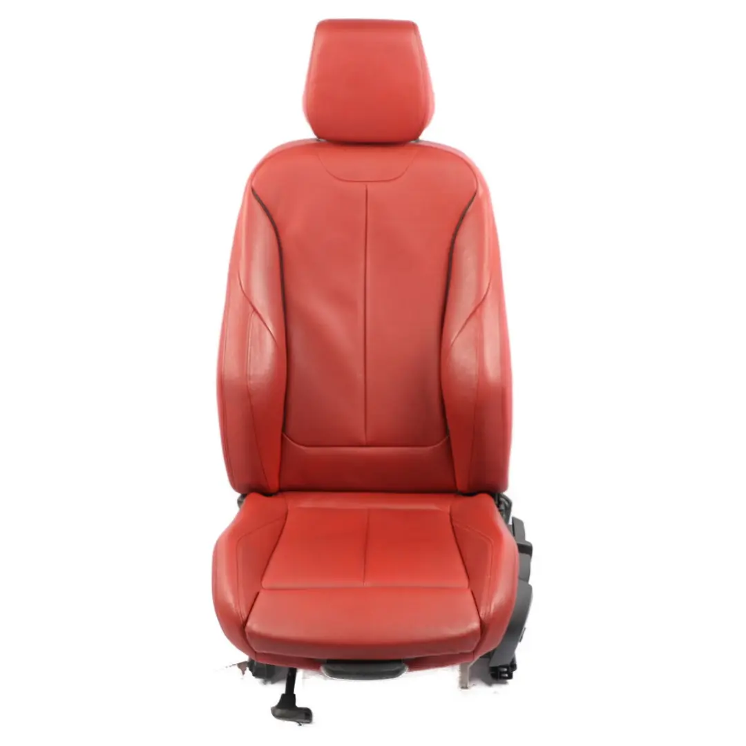  Front Seat BMW F20 M Sport Heated Leather Korall-Rot Red Left N/S - SKU rhd-7295147-2 - Part number 7295147