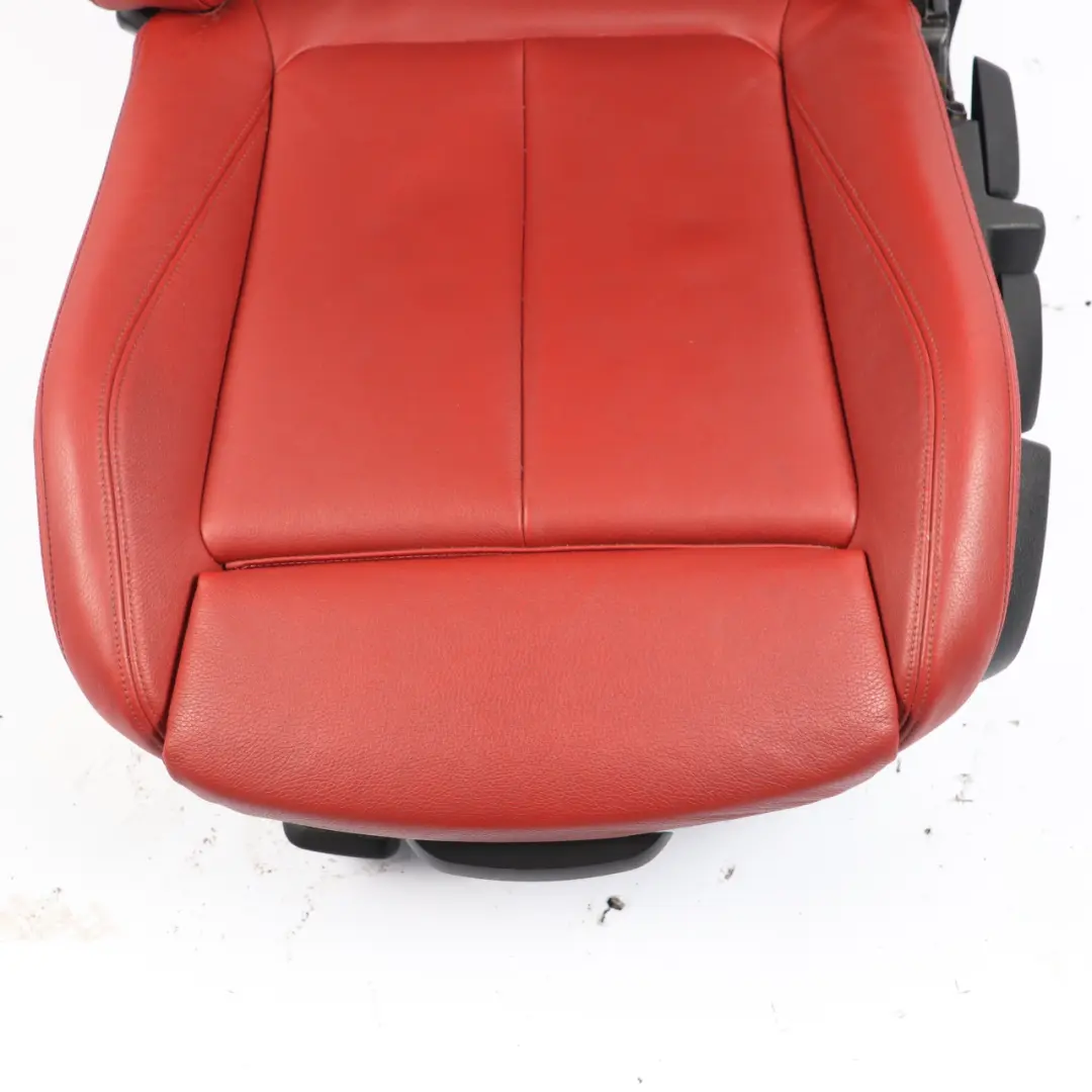 Front Seat BMW F20 M Sport Heated Leather Korall-Rot Red Left N/S to with Part number 7295147 Front Seat BMW F20 M Sport Heated Leather Korall-Rot Red Left N/S - SKU rhd-7295147-2 - Part number 7295147