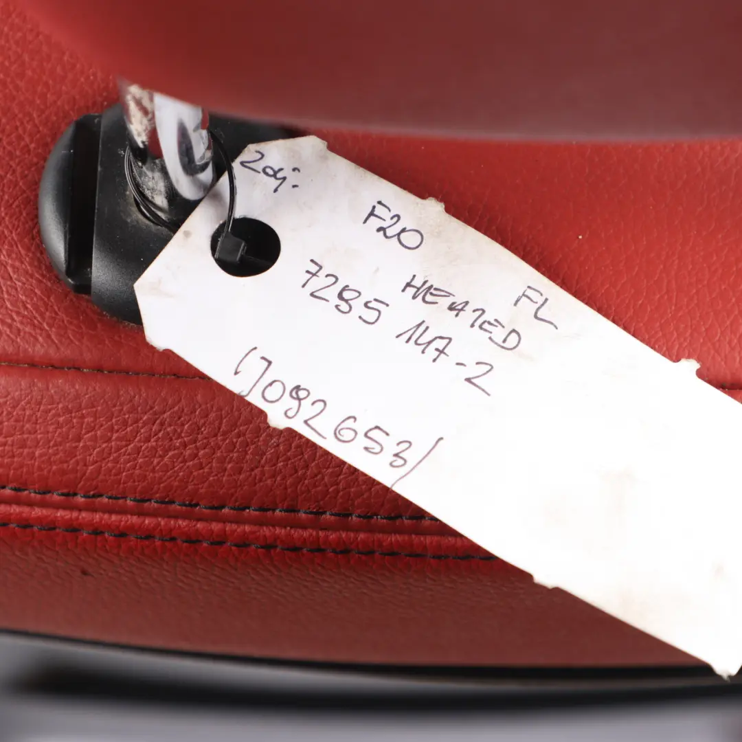  Front Seat BMW F20 M Sport Heated Leather Korall-Rot Red Left N/S - SKU rhd-7295147-2 - Part number 7295147
