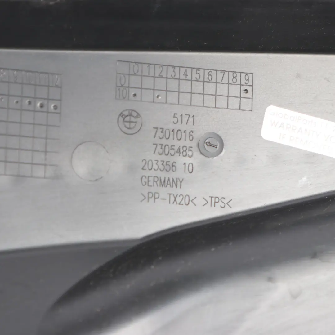 Cowl Panel Part 1 Exterior Wiper Trim Scuttle Panel Cover to BMW F45 F46 with Part number 7301016 BMW F45 F46 Cowl Panel Part 1 Exterior Wiper Trim Scuttle Panel Cover - SKU rhd-7301016 - Part number 7301016