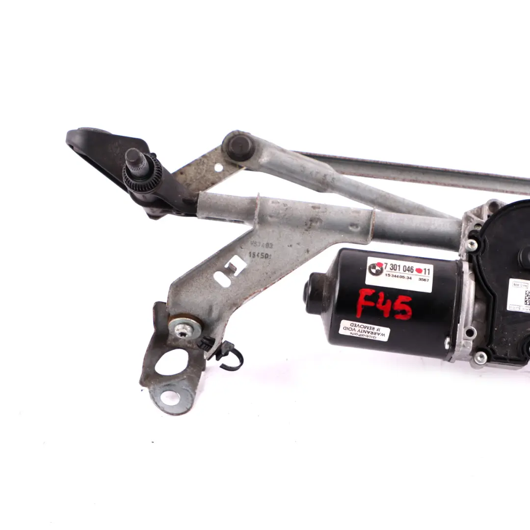 Front Wipers Motor Drive Actuator to BMW 2 F45 F46 with Part number 7301046 BMW 2 F45 F46 Front Wipers Motor Drive Actuator - SKU rhd-7301046-1 - Part number 7301046