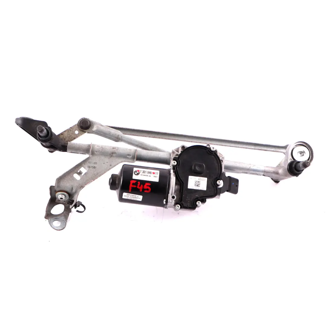 Front Linkage Wiper System With Motor Drive to BMW 2 Series F45 F46 with Part number 7301046 BMW 2 Series F45 F46 Front Linkage Wiper System With Motor Drive - SKU rhd-7301046 - Part number 7301046