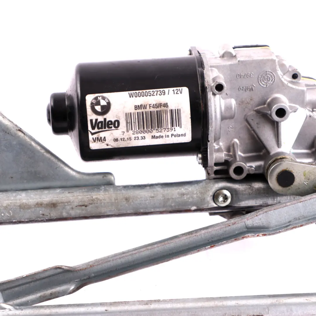 Front Linkage Wiper System With Motor Drive to BMW 2 Series F45 F46 with Part number 7301046 BMW 2 Series F45 F46 Front Linkage Wiper System With Motor Drive - SKU rhd-7301046 - Part number 7301046