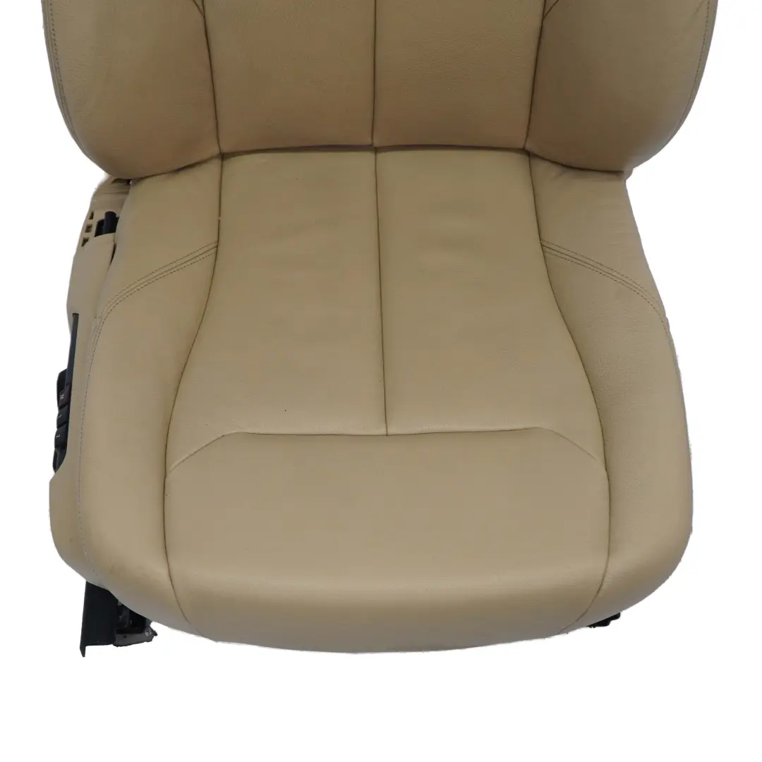 Heated BMW F30 Memory Lumbar Front Right O/S Leather Dakota Veneto-Beige to Seat with Part number 7303714 Seat Heated BMW F30 Memory Lumbar Front Right O/S Leather Dakota Veneto-Beige - SKU rhd-7303714-1 - Part number 7303714