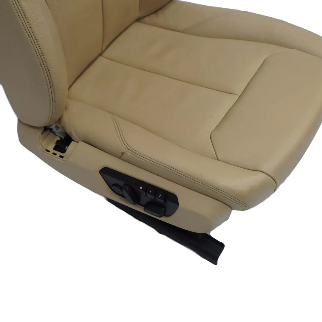 Heated BMW F30 Memory Lumbar Front Right O/S Leather Dakota Veneto-Beige to Seat with Part number 7303714 Seat Heated BMW F30 Memory Lumbar Front Right O/S Leather Dakota Veneto-Beige - SKU rhd-7303714-1 - Part number 7303714