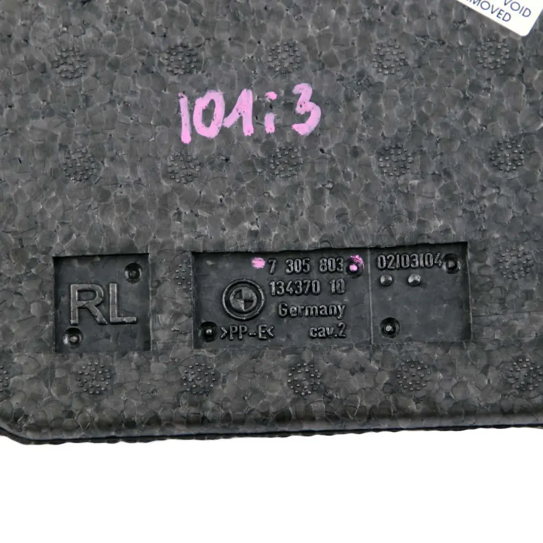 Footwell Insert Front Left N/S Passenger Room Foam Panel to BMW i3 with Part number 7305803 BMW i3 Footwell Insert Front Left N/S Passenger Room Foam Panel - SKU rhd-7305803 - Part number 7305803