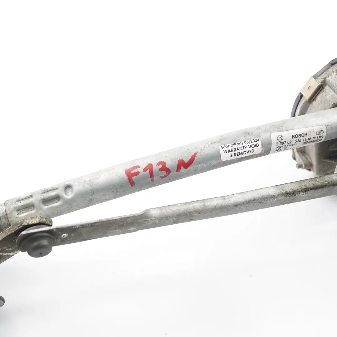 BMW F12 F13 Windscreen Front Wiper Linkage System Mechanism Motor Drive - SKU rhd-7306276-1 - Part number 7306276